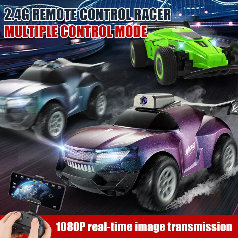 

2.4G Remote Wireless Remote Control Car With Camera Wifi Camera Video Drift Remote Control Racing Professional Speed Adjustment
