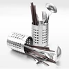 Chopsticks Holder Kitchen Storage Shelf  Stainless Steel Cutlery Holder Cage Drainer Storage Spoon Chopsticks Organizer Rack 6