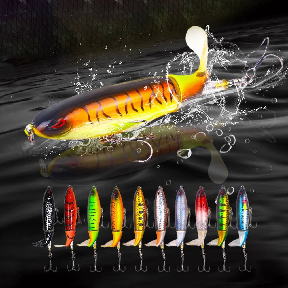 1PCS Whopper Plopper 10cm/13g Topwater Fishing Lure Artificial