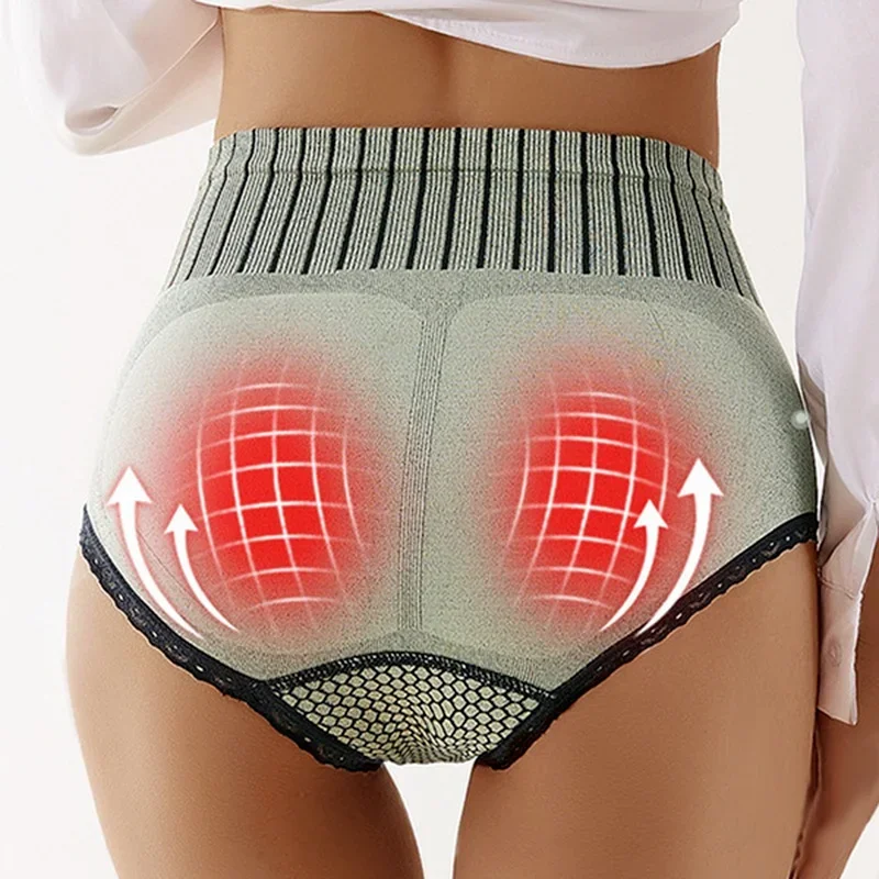 Description Picture 5 of itemNew Women's Panties Underwear Seamless Briefs High Waist Underpanties Bodyshaper Ladies Female