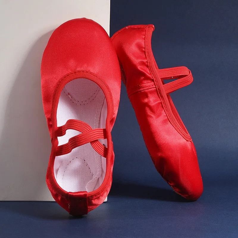 Scarpe Da Punta Per Bambine E Ragazze - Scarpette Da Ballo In Raso Morbido Per Principianti - Colore Carne, Taglia 37 - 3