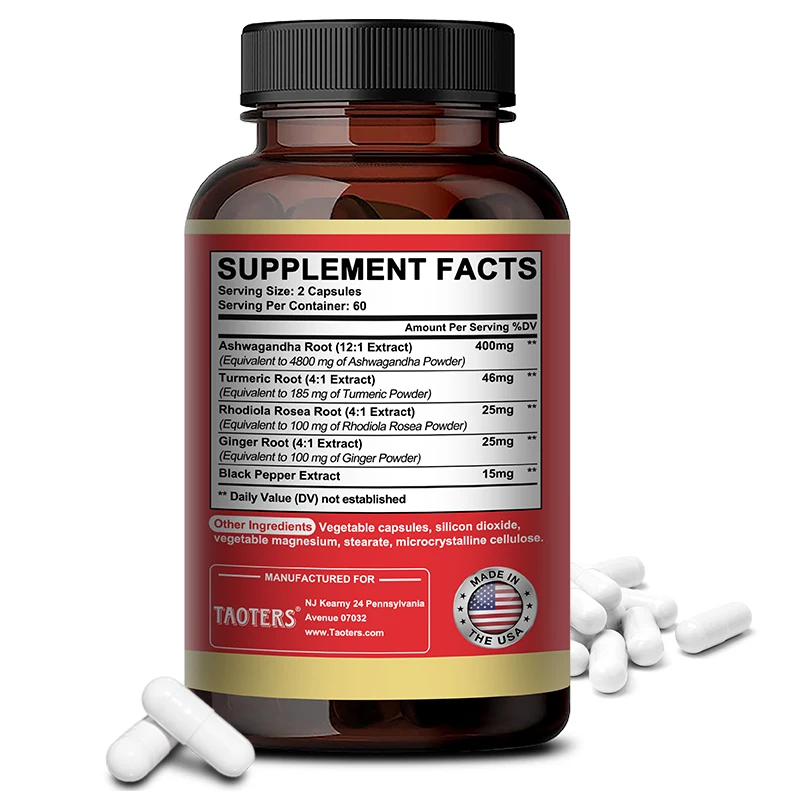 Premium Ashwagandha Supplement for Stress and Energy