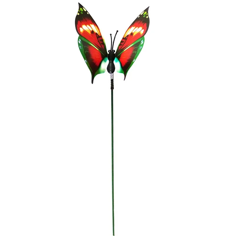Colorful Whimsical Butterfly Garden Stakes - Outdoor Yard Decor and Gardening Decoration