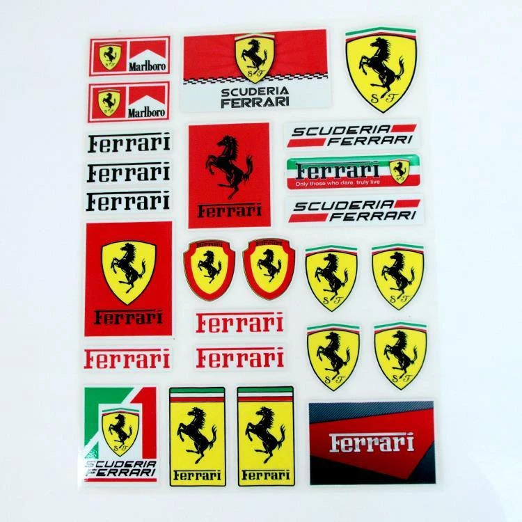 Premium kwaliteit universele stickers voor motorsport liefhebbers