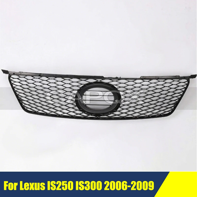 Parrillas de malla de radiador de rejilla de parachoques delantero para Lexus IS250 IS300 2006-2009 rejilla de coche parrilla de malla de parachoques delantero accesorios de coche