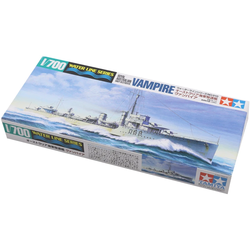

Tamiya #31910 1/700 Королевский австралийский флот Разрушитель вампир пластиковая модель комплект