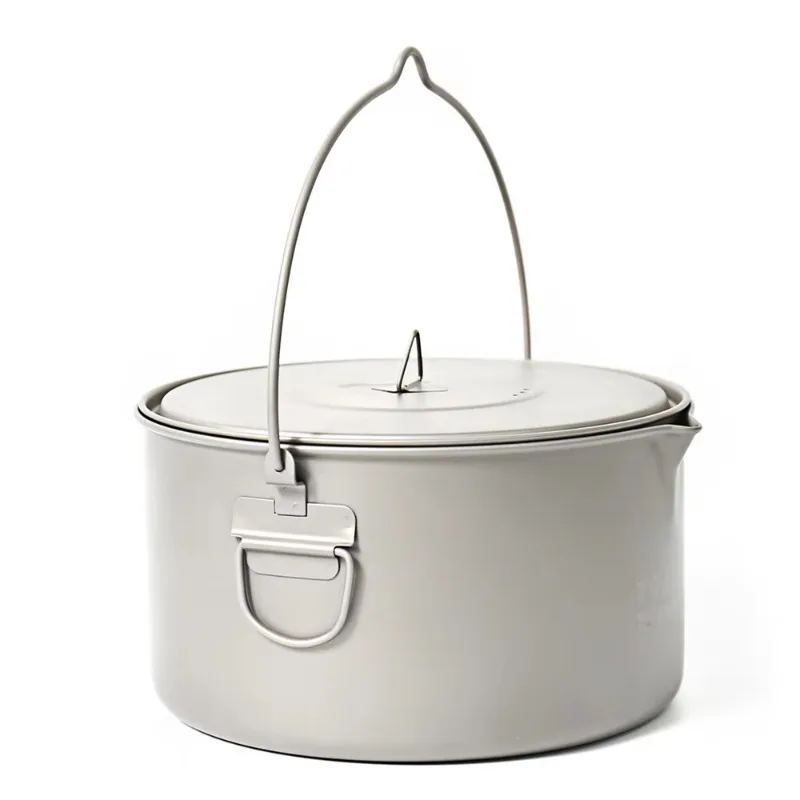 Casserole Titanium TOAKS POT-1100-BH 1,1L Avec Poignées - Parfaite Pour Le Camping Et La Randonnée, Neuf