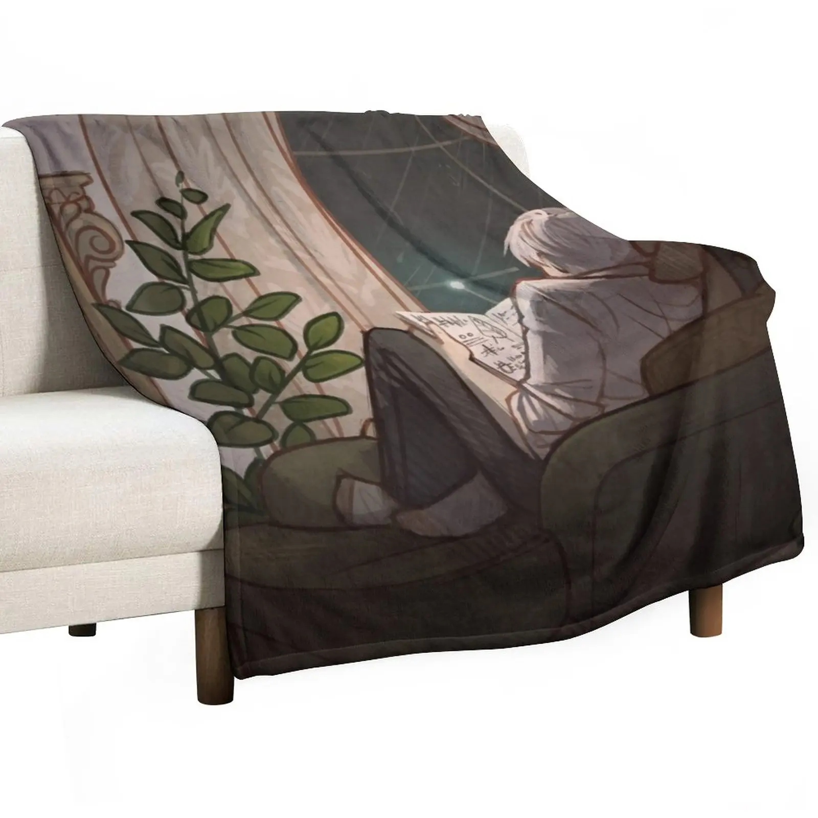 

Solitude Throw Blanket Multi-Purpose Decorative Sofa Blanket Polar blanket Soft Bed Blankets