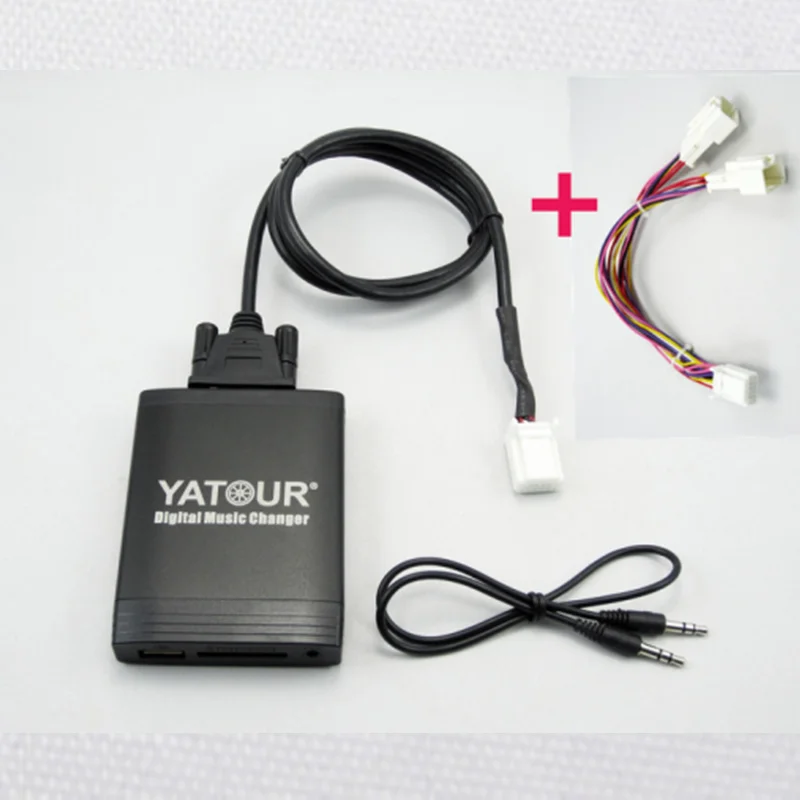 

Yatour yt-m06 Stereo Car MP3 Adapter for TOYOTA LEXUS With Navigation Digital Music Changer USB SD AUX 6+6 Pin