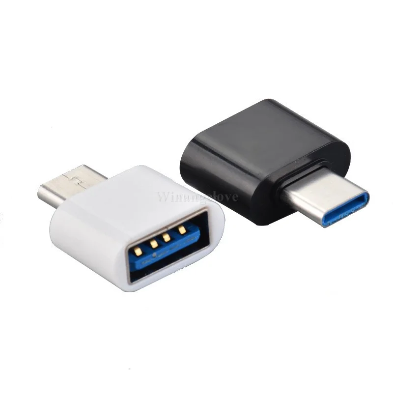 

200pcs Universal USB to Type-C OTG Adapter for Android Mobile Smartphone Tablets Laptop USB-A Female to USB-C Male Convert
