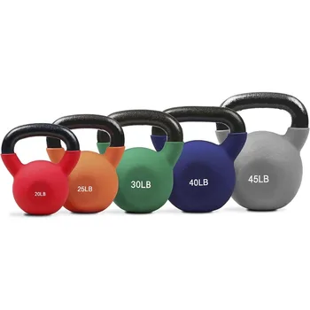 Neoprene Coated Kettlebell Set 1