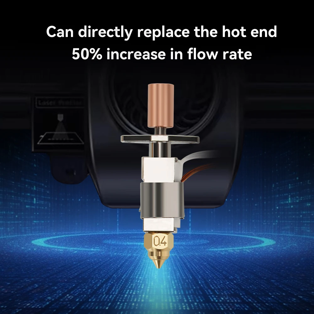 Creality K1/ K1 Max 업그레이드 핫엔드 키트, 세라믹 가열 플레이트, K1 K1MAX CR-M4 압출용 고온 급속 인쇄, 550 °C