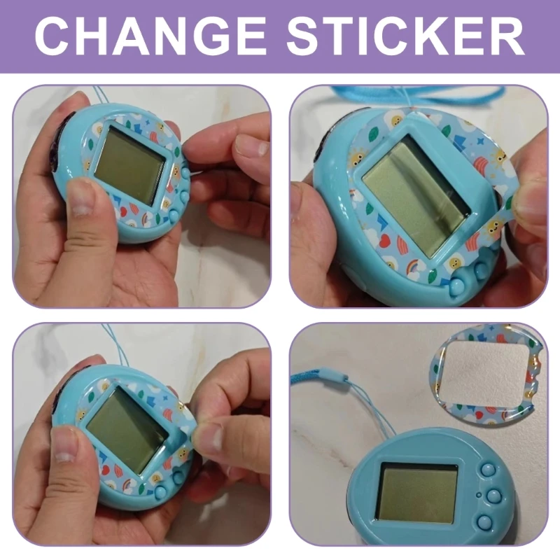 Electronic Virtual Pet Game Toy Digital Pet Machine Handheld Game Console Toy Novelty Pendant Kids Patience Training Toy 2