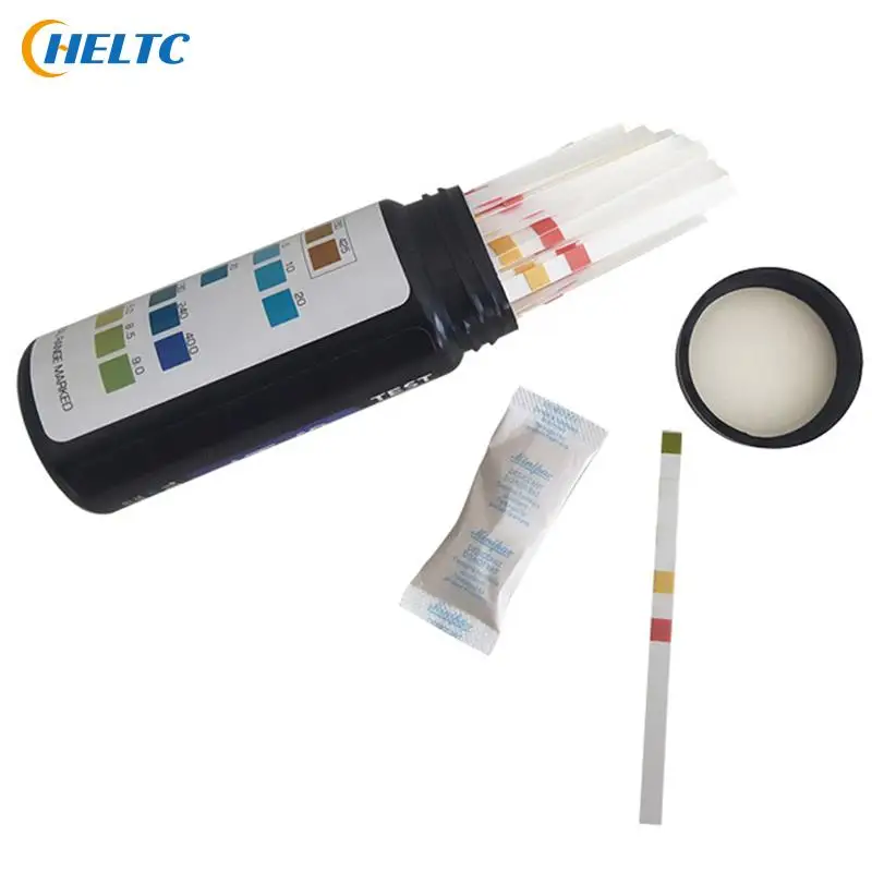 50/100/150PCS 5In1 Swimming Pool PH Test Paper Residual Chlorine PH Value Alkalinity Hardness Test Strip Pool Cleaner Accessorie