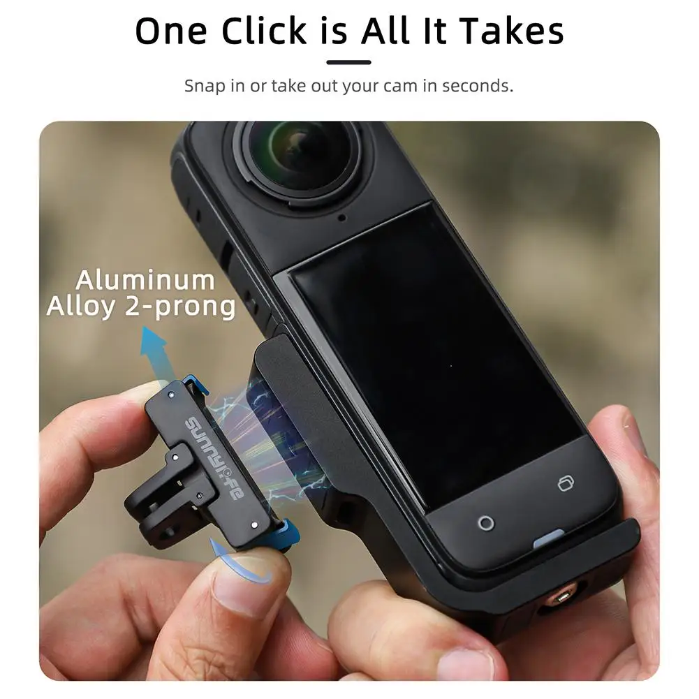 

Sunnylife для Insta360 X4 L-образная стандартная Вертикальная фотоподдержка L-образная поддержка конвертера магнитные аксессуары F5K6