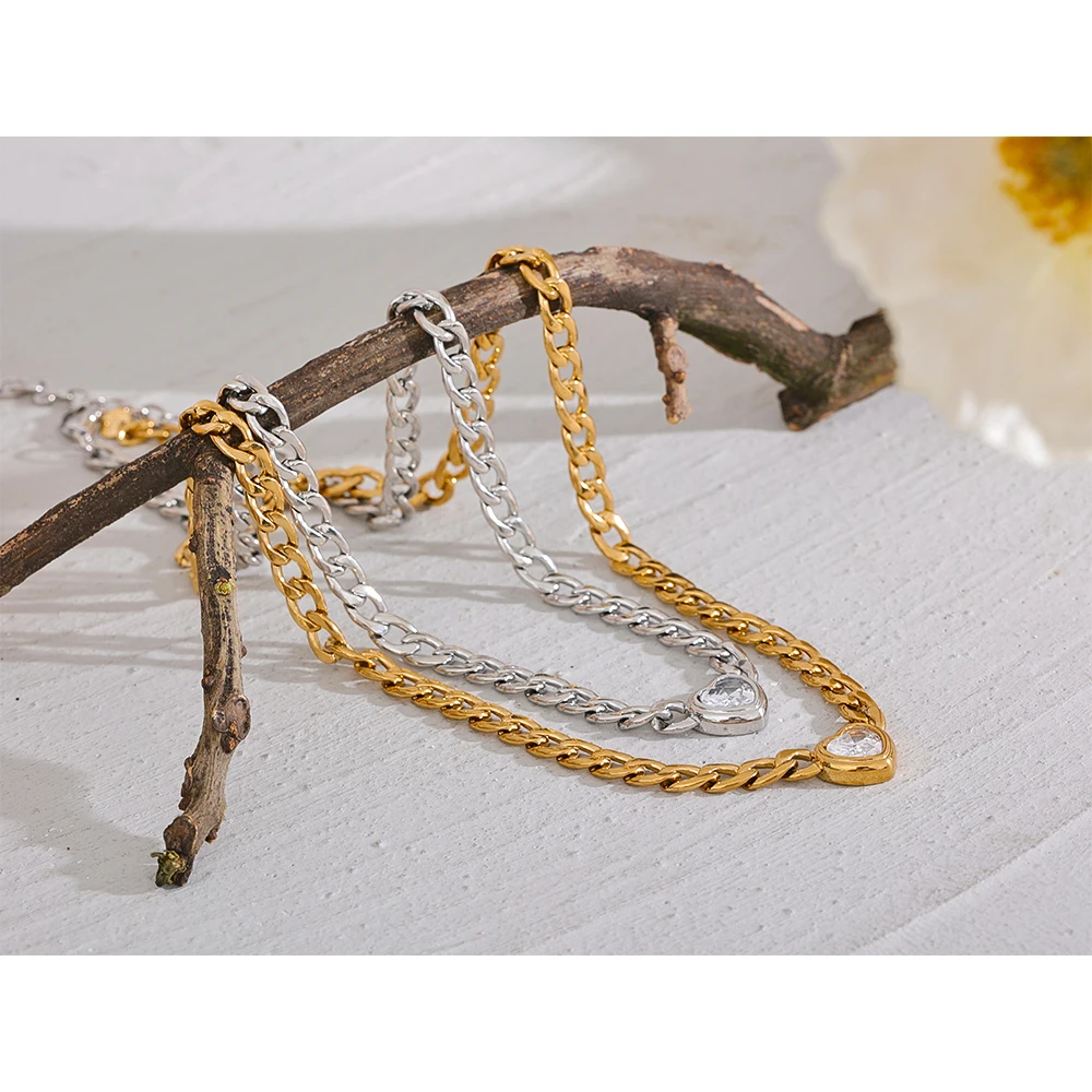 Yhpup Jewelry Chain Necklace 18K