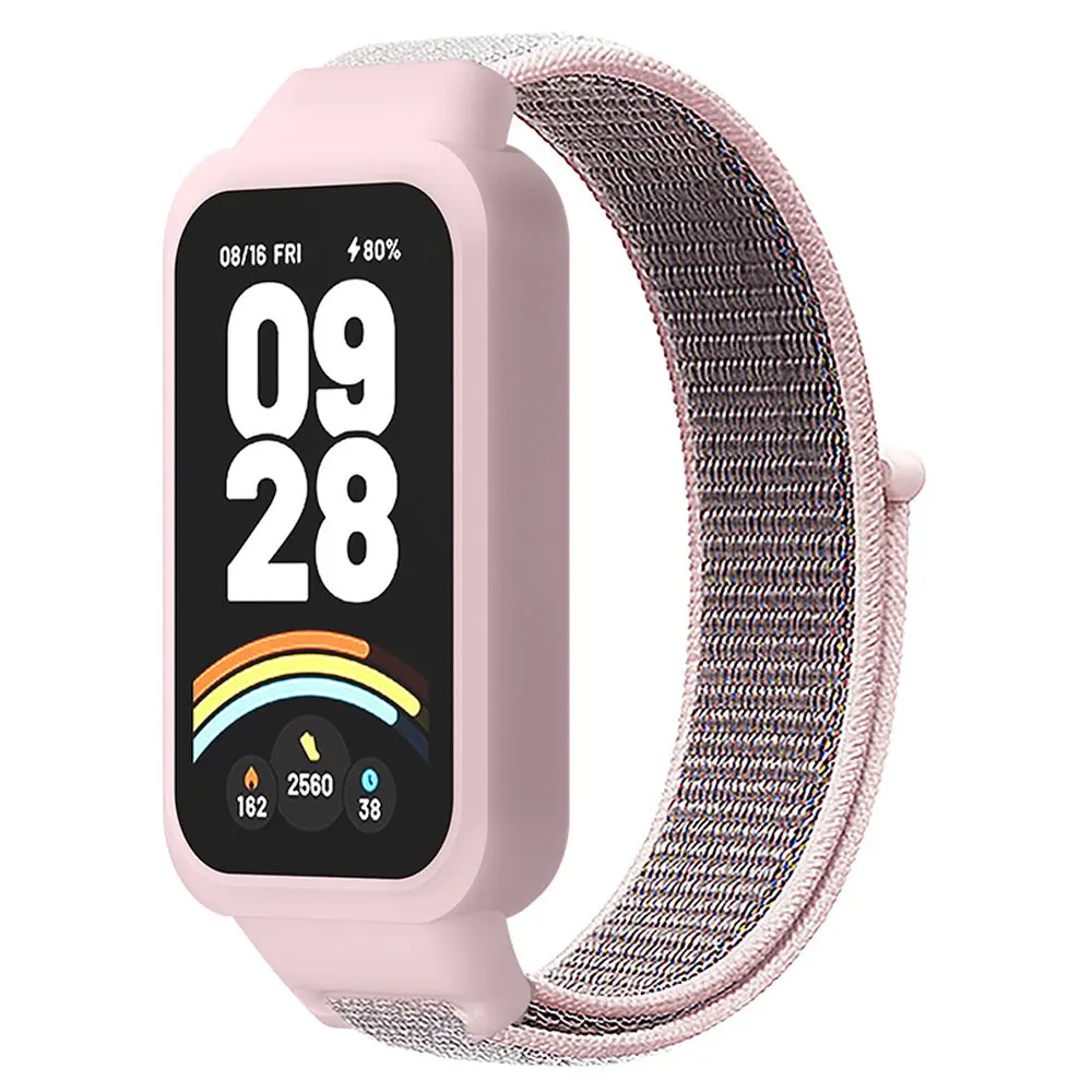 Nylon Strap and Case for Smart Watch - Sporty Replacement Wristband and Bracelet Cover