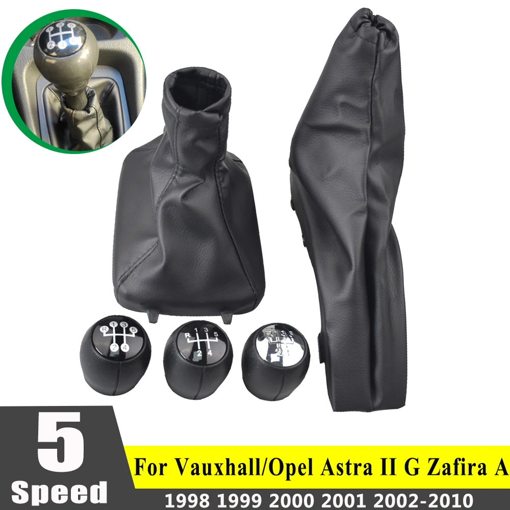 Gear Shift Knob Leather Gaiter Boot Case Parking Handbrake Gaiter Boot Cover for Vauxhall Opel Astra II G Zafira A 1998-2010 Gear Shift Knob Leather Gaiter Boot Case Parking Handbrake Gaiter Boot Cover for Vauxhall Opel Astra II G Zafira A 1998-2010