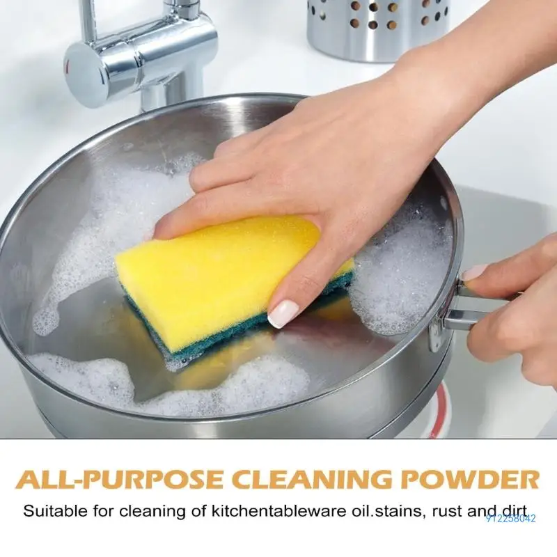 110g/250g Kitchen Stain Remover All-Purpose Heavy Oil Cleaner Foam Powder Bubble  Cleaning - AliExpress