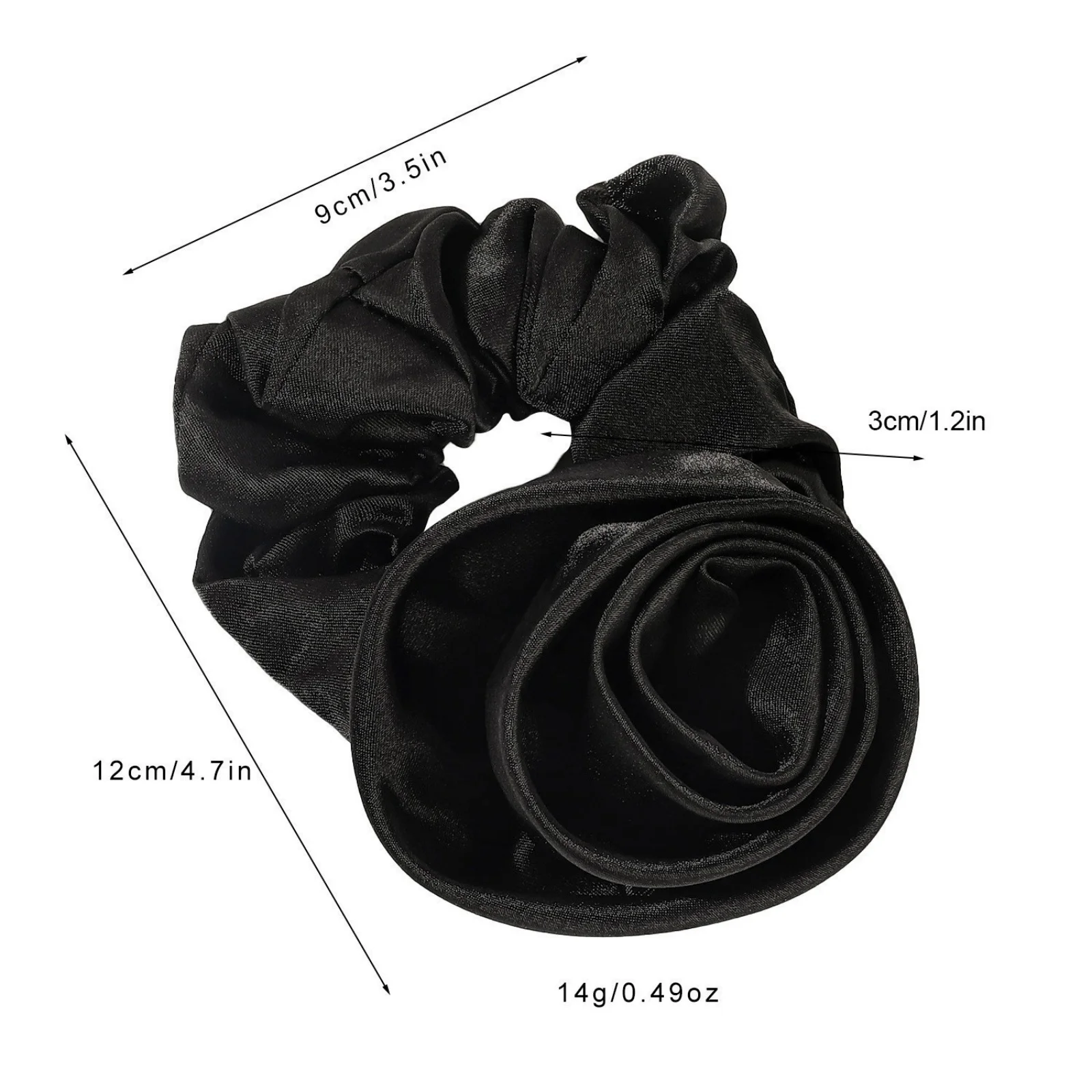 1PC Pack Rose - Shaped Hair Scrunchies, Elegant Flower Hair Ties, Ideal for Women's Stylish Ponytails and Buns