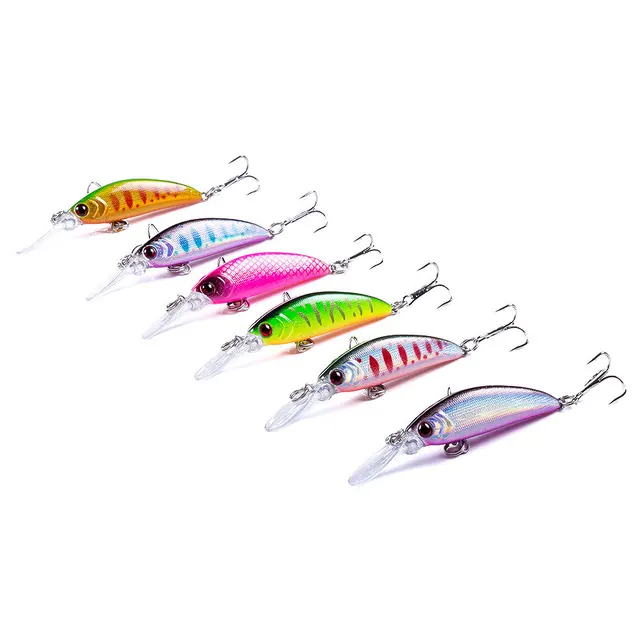 1PCS Wobbler Minnow Fishing Lure 7cm 6g Sinking Lure Bionic Bass Trout  Artificial Bait Sea Pesca Fishing Tackle - AliExpress