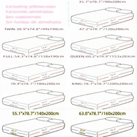 Kuup Safe Waterproof Mattress Protector Soft Comfortable Breathable Solid Color Fitted Bedding Cover No Pillowcases Included 3