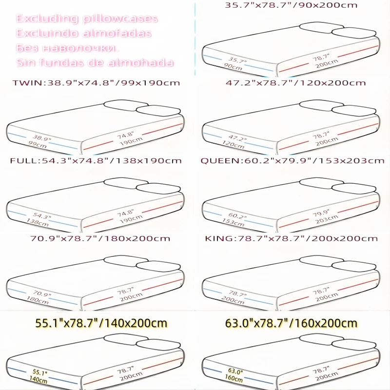 Kuup 100%Polyester 1pcs satin surface Bedding Fitted Sheet（No pillowcase）Elastic Band Around Mattress Cover King Bed Cover Sheet 3