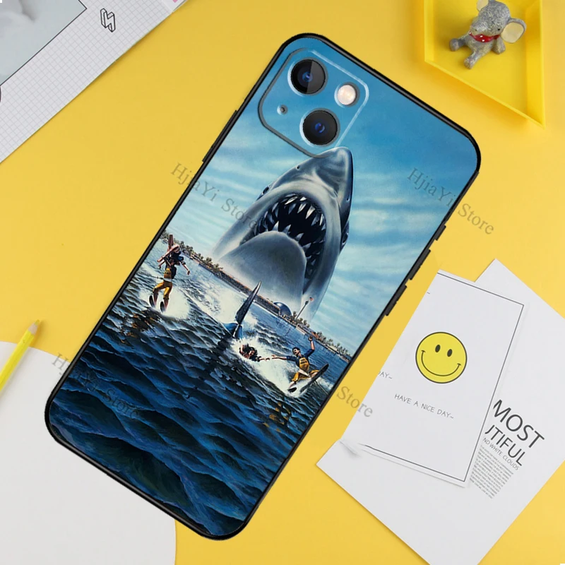 Classic Jaws Movie Poster Silicone Phone Case