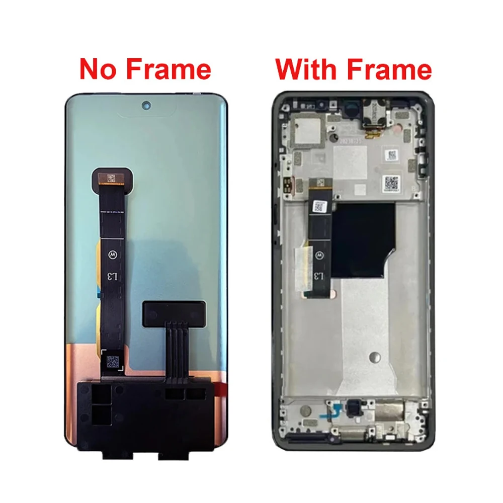 모토로라 엣지 40 네오 LCD 디스플레이용 AAA ++ AMOLED, XT2307-1 터치 스크린 디지타이저 어셈블리, 모토 엣지 40 네오 LCD 교체용