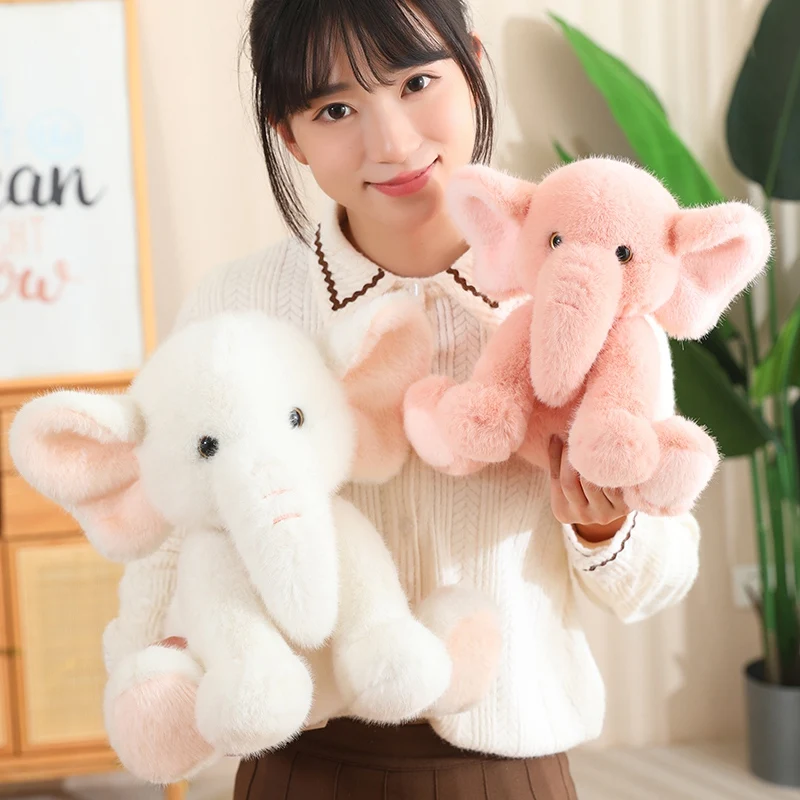 Soft Elephant Plush Toys Cute Kawaii Pillow