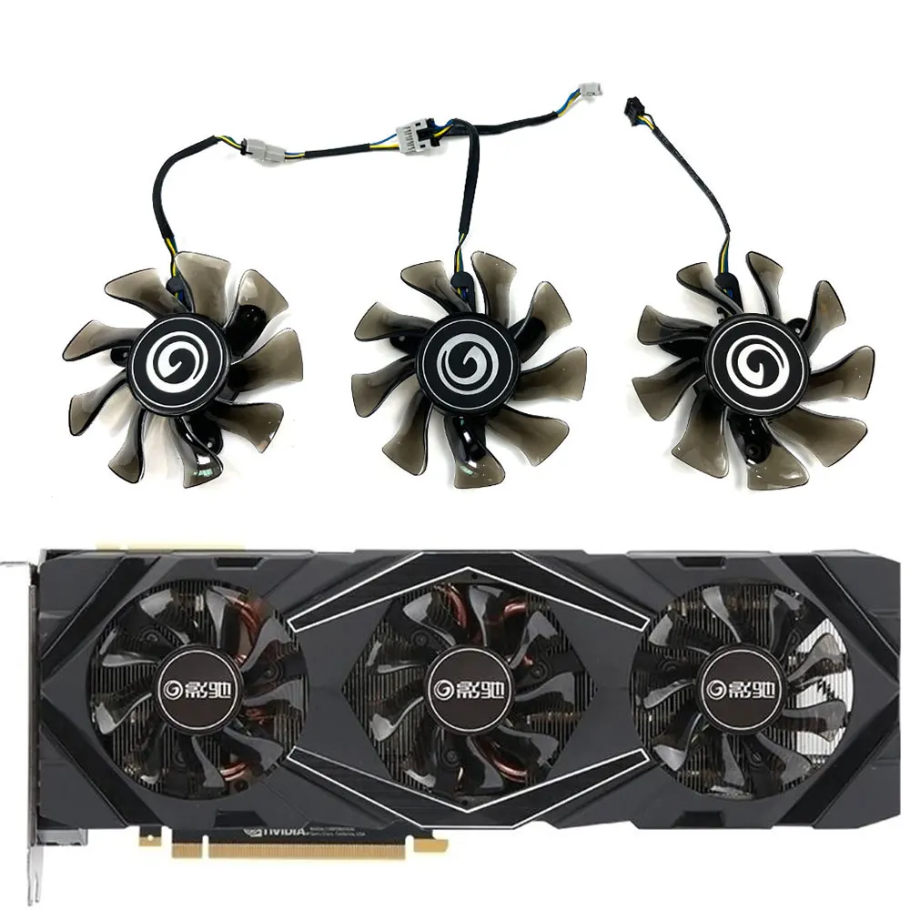 

1 комплект новый вентилятор GA82S2H RTX 2080 SG Editie GPU, для GALAXY RTX 2080TI, 2080, 2070, KFA2 RTX 2080TI, 2080, 2070 охлаждающий вентилятор видеокарты