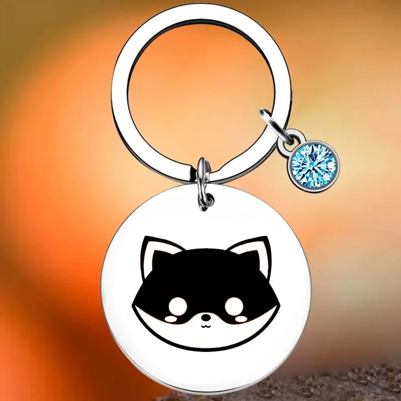 

Hot Fox Key Chain Ring cartoon Animal Fox keychains pendant Fox Lover Gift