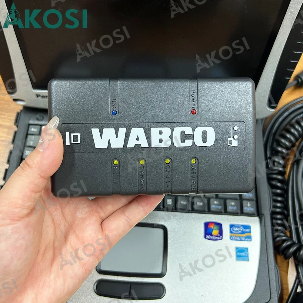 

2023 Top Quality WABCO DIAGNOSTIC KIT (WDI) WABCO Trailer and Truck Scanner WABCO Heavy Duty Diagnostic Scanner