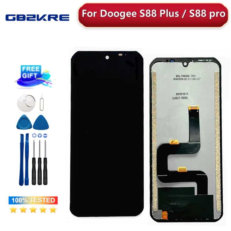 Nuovo 6.3 ''Per Doogee S88 Plus Display Lcd + Touch Screen Digitizer Assembly Sostituzione Per Doogee S88 Pro Originale