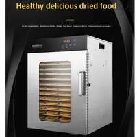 16-layers Commercial Food Dehydrator Vegetable Fruit Dryer Stainless Steel Food Drying Machine For Meat Seafood/Tea/Pet Food Ect 1