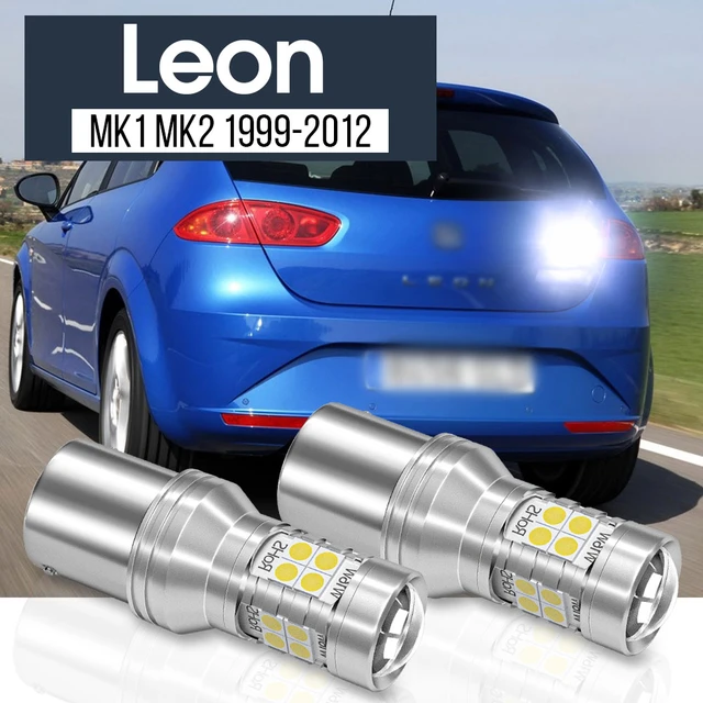 Luz LED de marcha atrás para Seat Leon, lámpara Blub Canbus, accesorios  para 1 MK1 1 M 2 MK2 1P 1999-2012 2006 2007 2008 2009 2010 2011, 2 uds. -  AliExpress