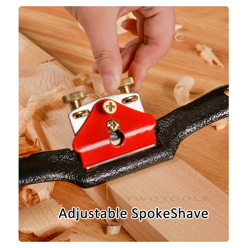 Adjustable SpokeShave Metal Replacement Blade Hand Plane woodworking hand tools wood trimming tool Carpentry Trimming Planer Woodworking Hand Craft Tools