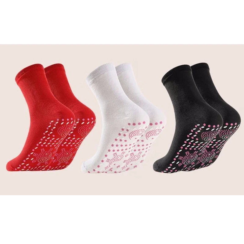 Magnetic Socks Unisex Self-Heating Health Care Socks Tourmaline Magnetic Therapy Comfortable and Breathable Foot Massager Warm
