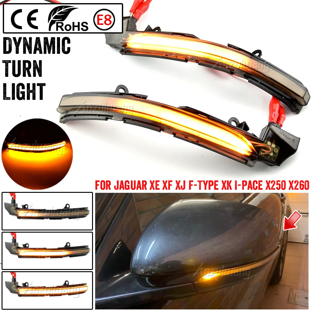 Specchietto Retrovisore Sinistro Per Jaguar XF XJ XKR XK (2008+) – Con Sensore Angolo Cieco, Riscaldato, Assistente Cambio Corsia