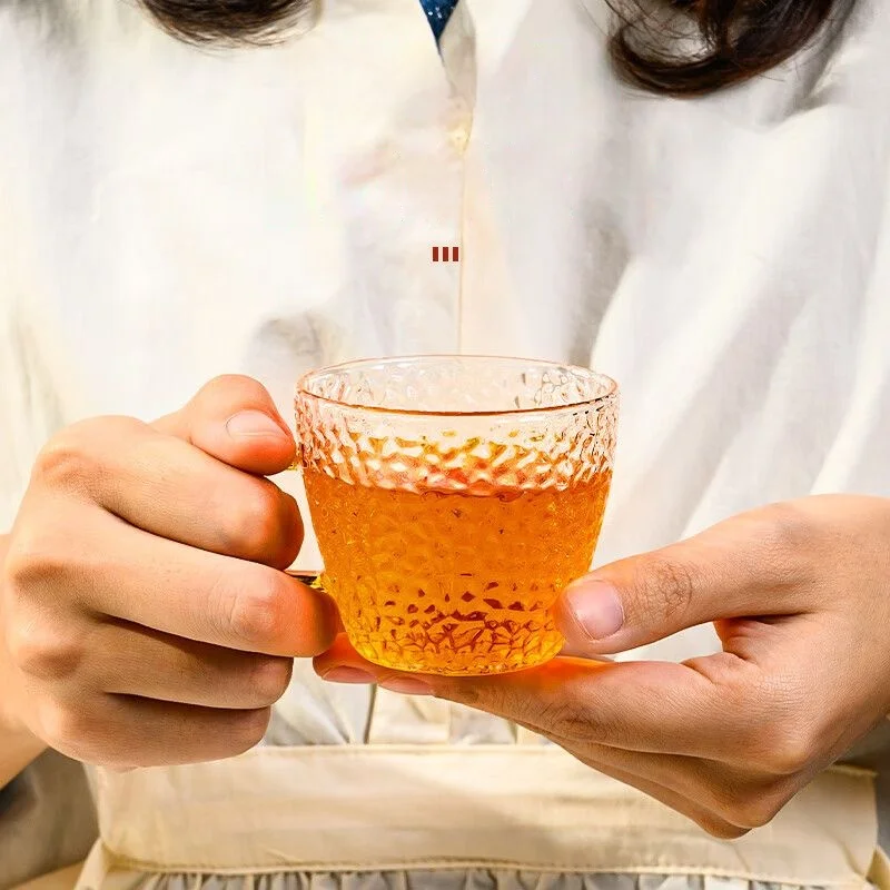 GIANXI 120ml Chinese Tea Gongfu Tea explosion-proof Main Cup Cup Holder Home Hammer Pattern Sample Set