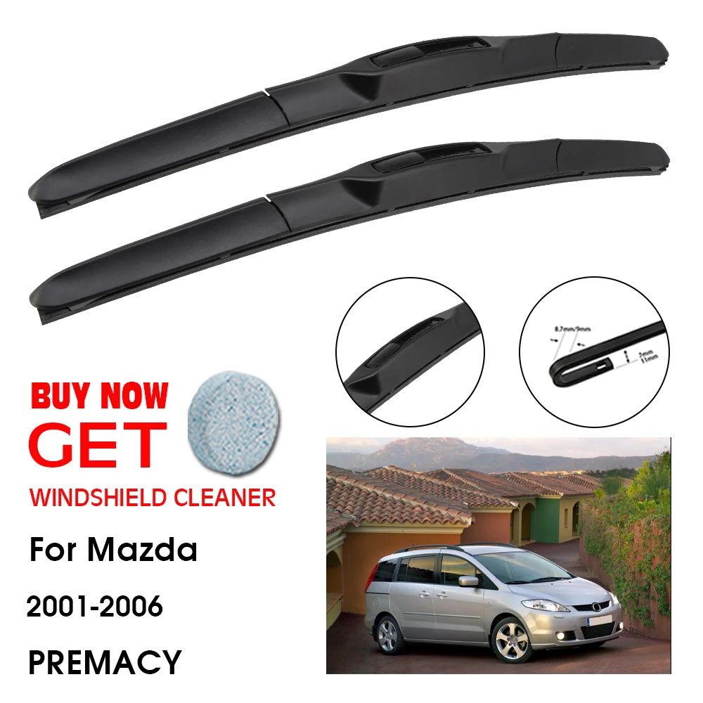 

Щетка стеклоочистителя для Mazda PREMACY, 24 + 16 дюймов, 2001-2006