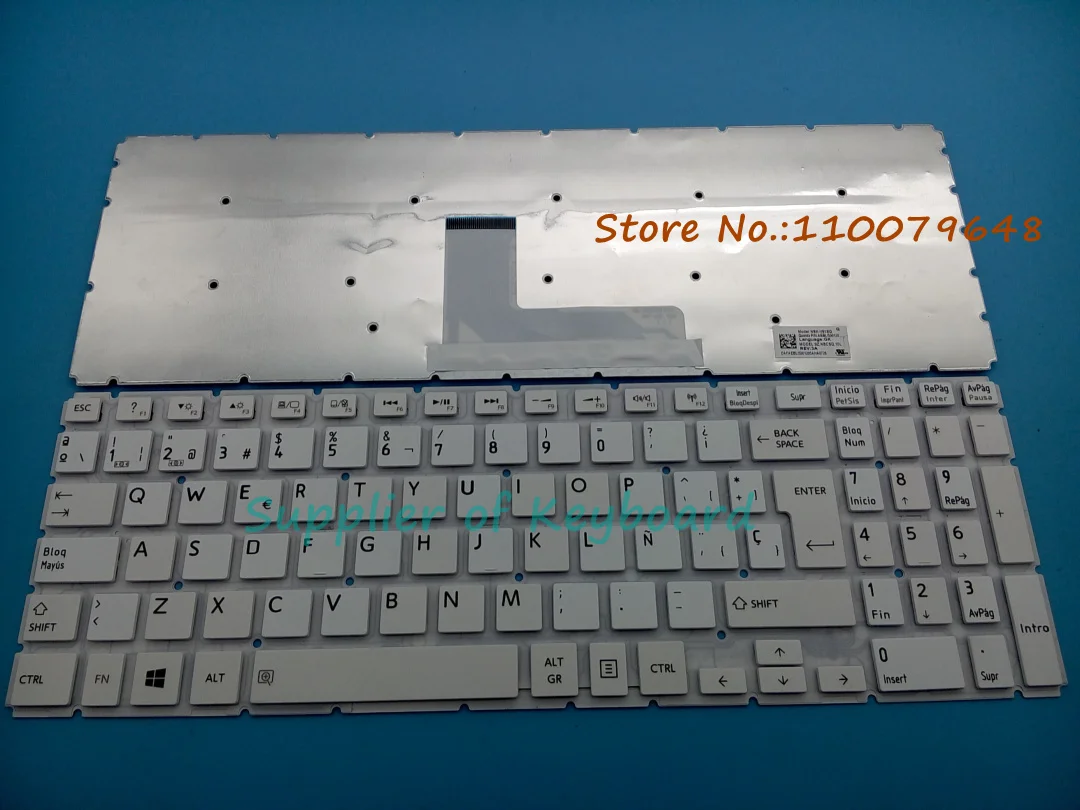 

Новинка для ноутбука Toshiba Satellite C55-C L50-B L50-C L50D-B L50D-C Латиноамериканская белая клавиатура с испанской раскладкой