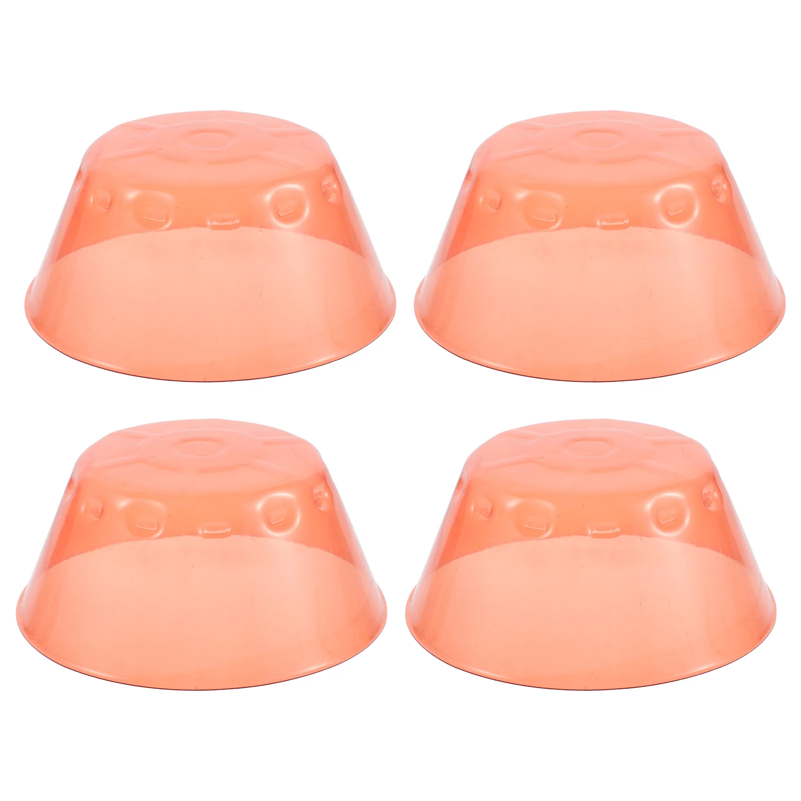 4 PCS Smoke Cover Home Bake Head Shield Alarm Plastic Protector Protection