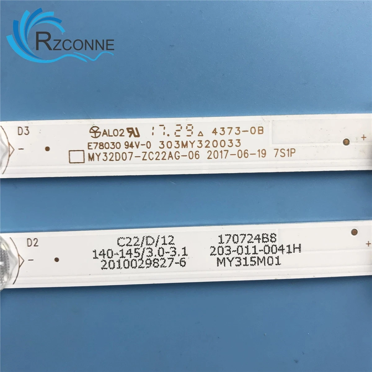 폴라로이드 PTV32DS00Z 용 LED 백라이트 스트립 7 램프, 32GSR3000FB 210-108-1158H MY32D07-ZC22AG-06 303MY320033 K32DLM7H, 590mm