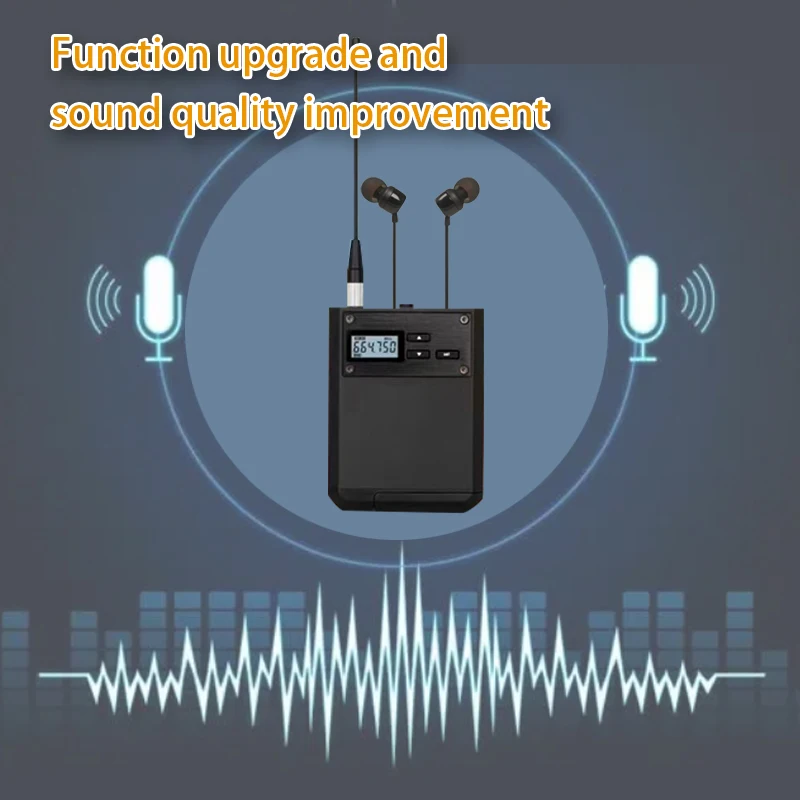 Wireless In ear monitoring system metal cell package suitable for stage bands church music