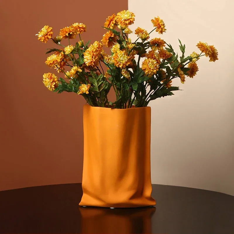 

Nordic Ins Ceramic Vase Home Decoration Ornaments Ceramic Flower Pot Art Vases Home Decorations Crafts Gifts P37