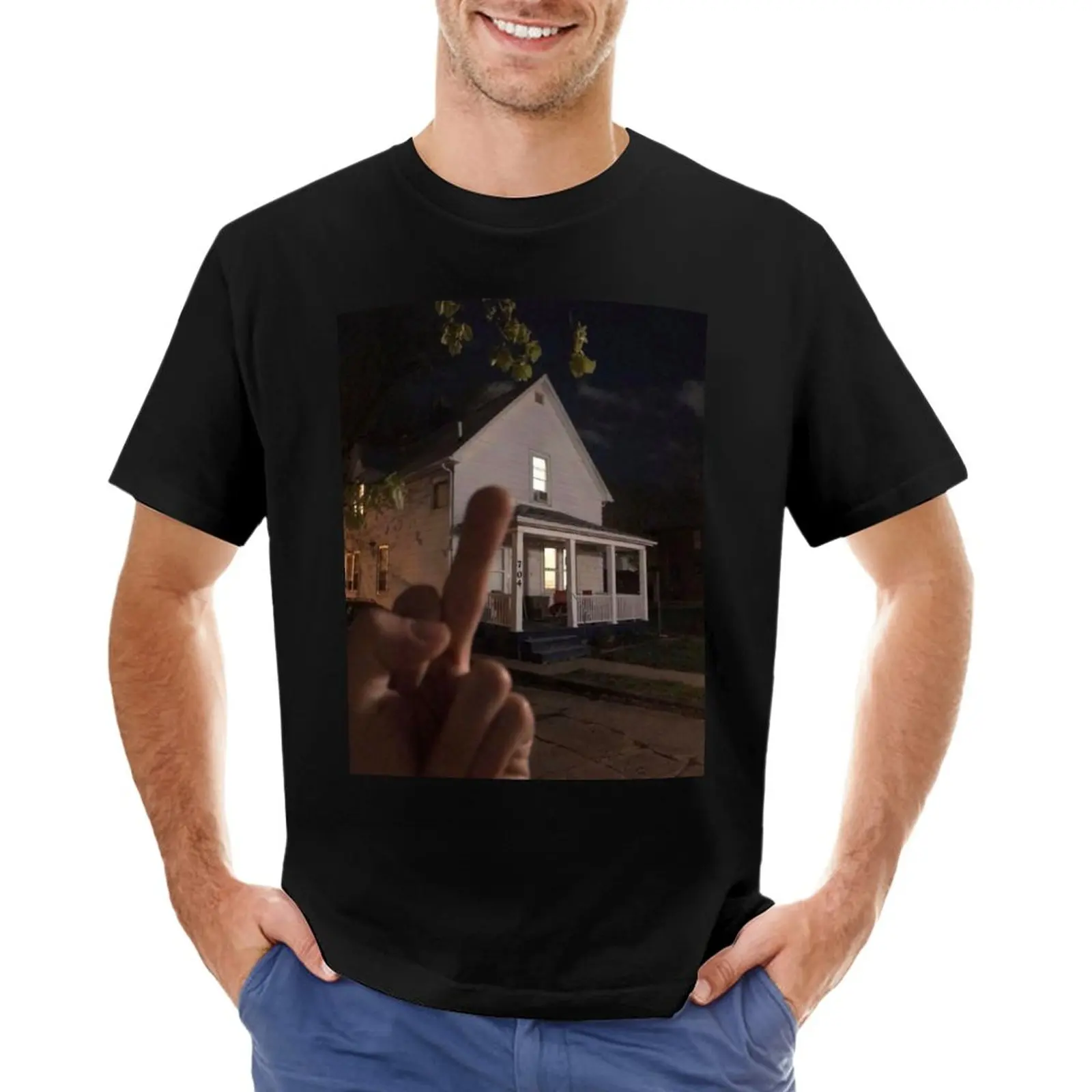 

STUPID AMERICAN FOOTBALL HOUSE T-Shirt cute clothes quick drying Aesthetic clothing summer clothes men clothes