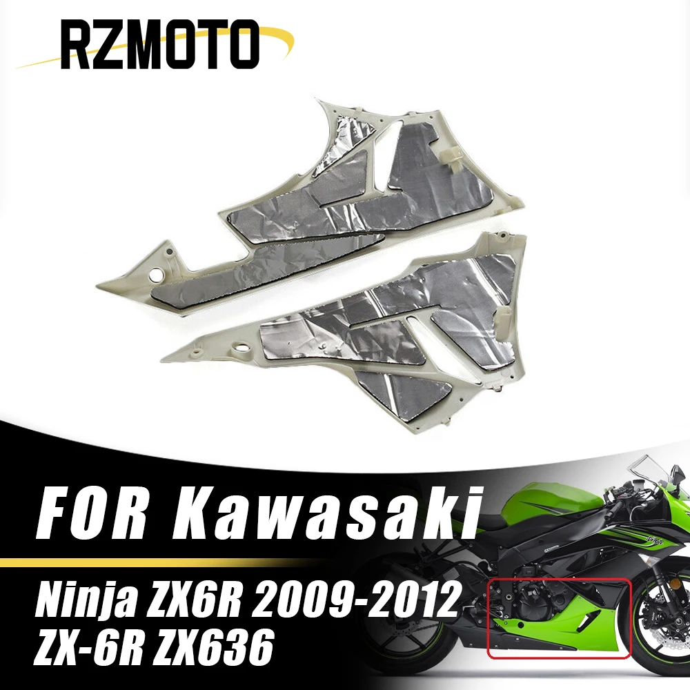 

Motorcycle Protective Heat-Insulating Film ABS Fairing Professional Heat Shield For ZX6R 2009-2012 ZX-6R ZX636