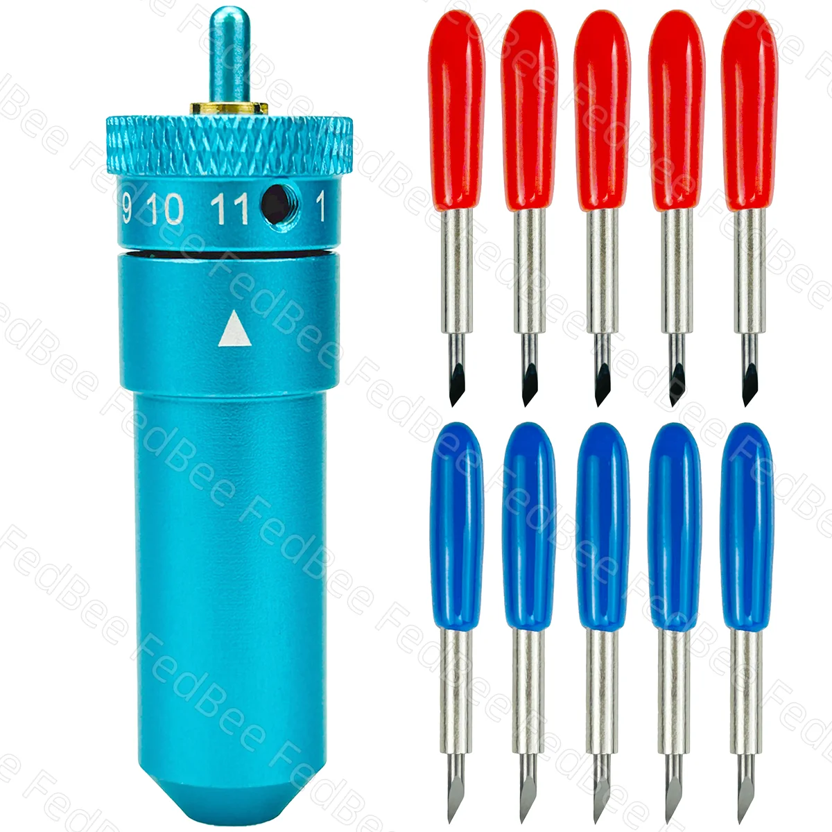 5 Pz 45 ° Lama + 5 Pz 60 ° Lama + 1 Pz Supporto Per Silhouette Cameo 3 2 1 Ritratto 2 Curio Taglio Universale