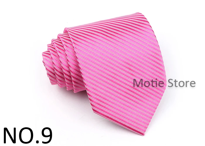 Neue Design Einfarbig Gestreiften Krawatte Schwarz Blau Polyester Krawatte Für Männer Hochzeit Business Party Tragen Hemd Anzug Zubehör Geschenke – Detail 10